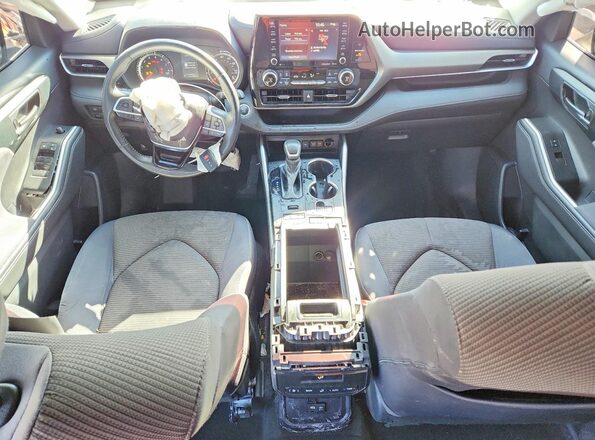 5TDBZRBH2LS521244 2020 TOYOTA HIGHLANDER Белый Вид панели приборов