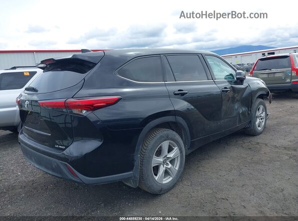 5TDBZRBH3LS504355 2020 TOYOTA LE Black უკანა მარჯვენა