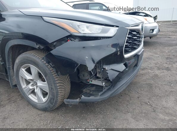 5TDBZRBH3LS504355 2020 TOYOTA LE Black წინა ხედი