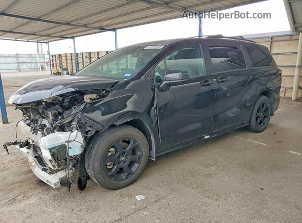 5TDCSKFC3SS175878 2025 TOYOTA SIENNA Черный Передняя левая четверть