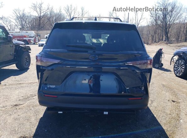 5TDCSKFC6SS218691 2025 TOYOTA SIENNA Black Вид ззаду