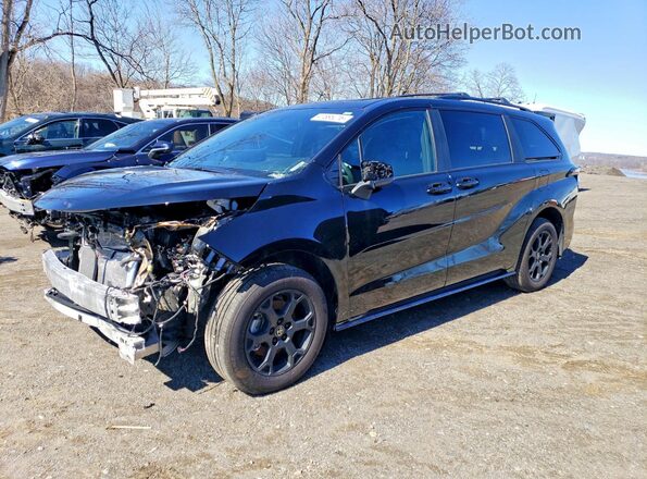 5TDCSKFC6SS218691 2025 TOYOTA SIENNA Black Передня ліва чверть