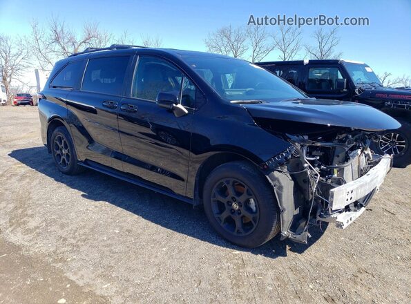 5TDCSKFC6SS218691 2025 TOYOTA SIENNA Black Передня права чверть