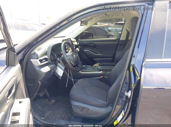 5TDCZRAH5LS017440 2020 TOYOTA HIGHLANDER Blue Widok wnętrza z przodu