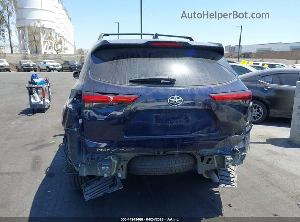 5TDCZRAH5LS017440 2020 TOYOTA HIGHLANDER Blue 