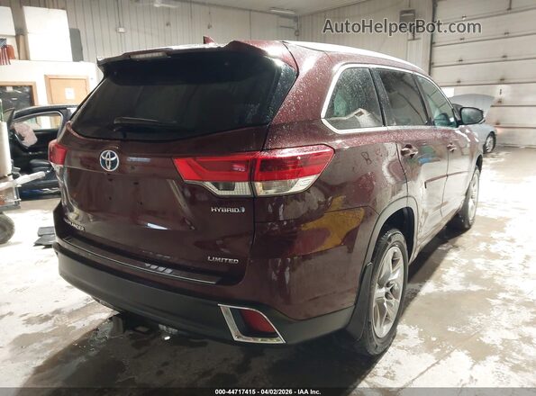 5TDDGRFH3JS048993 2018 TOYOTA LIMITED Red Rear right