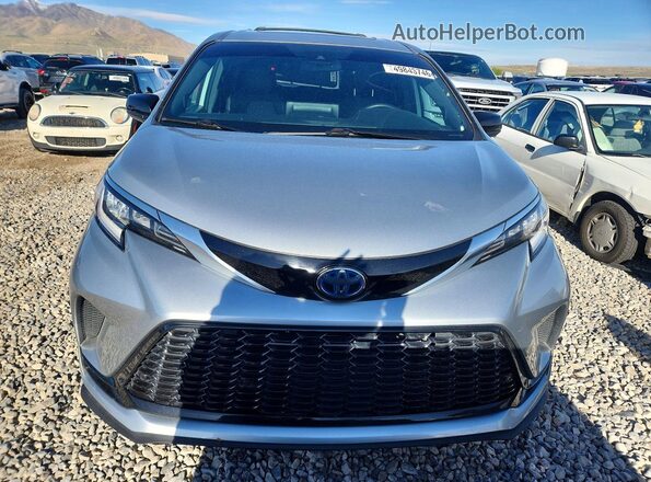 5TDDRKEC2MS005127 2021 TOYOTA SIENNA Silver Vista frontal