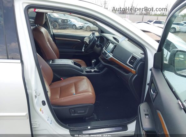 5TDDZRFH3JS813131 2018 TOYOTA LIMITED White Front interior view
