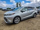 2021 Toyota Sienna Platinum 7-passenger Серебряный vin: 5TDERKEC8MS027038