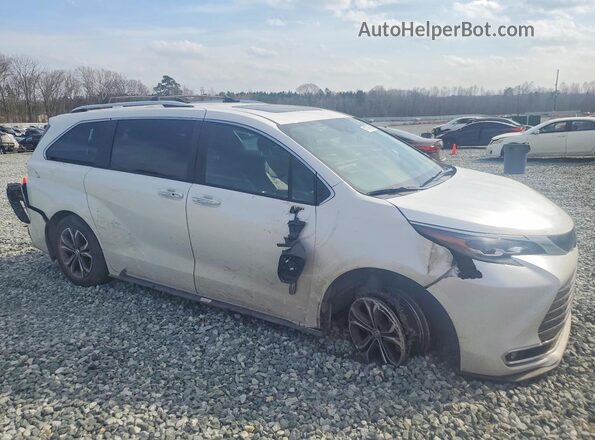 5TDESKFC2SS159972 2025 TOYOTA SIENNA White წინა მარჯვენა
