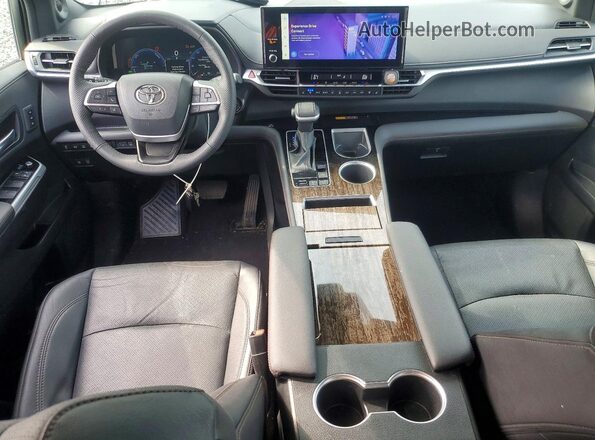 5TDESKFC2SS159972 2025 TOYOTA SIENNA White წინა პანელის ხედი