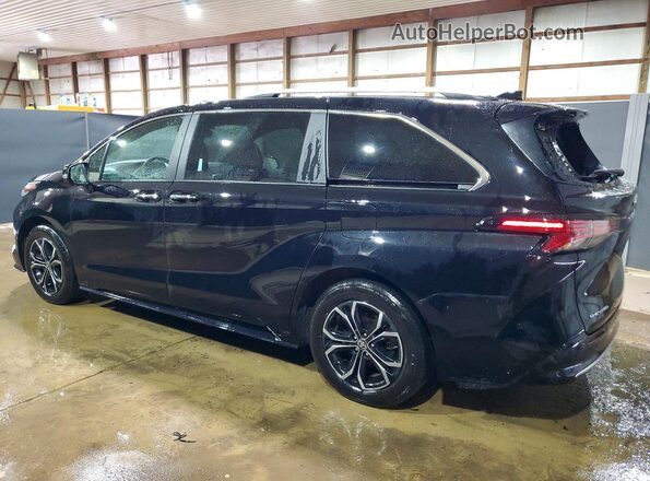 5TDESKFC8SS157465 2025 TOYOTA SIENNA Черный Задняя левая четверть