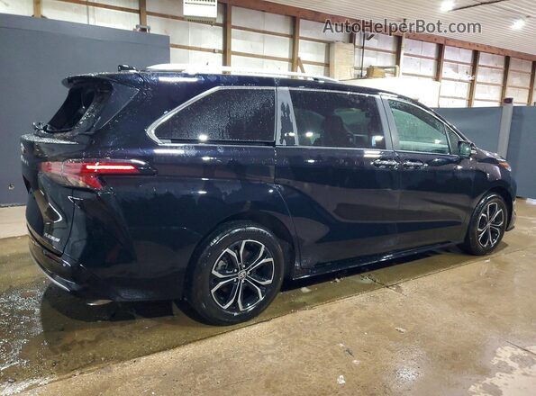 5TDESKFC8SS157465 2025 TOYOTA SIENNA Черный Задняя правая четверть