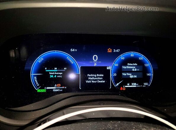 5TDESKFC8SS157465 2025 TOYOTA SIENNA Черный Вид щитка приборов