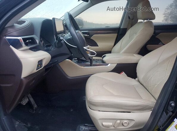 5TDFZRAH0MS082680 2021 TOYOTA HIGHLANDER Black Սալոնի դիմացի տեսք