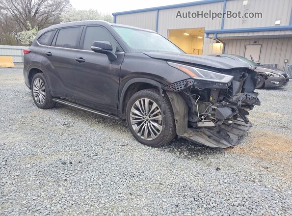 5TDFZRAH0MS082680 2021 TOYOTA HIGHLANDER Black Առջևի աջ