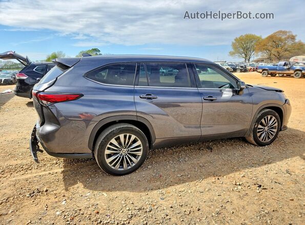 5TDFZRAH8LS030275 2020 TOYOTA HIGHLANDER Серый Задняя правая четверть