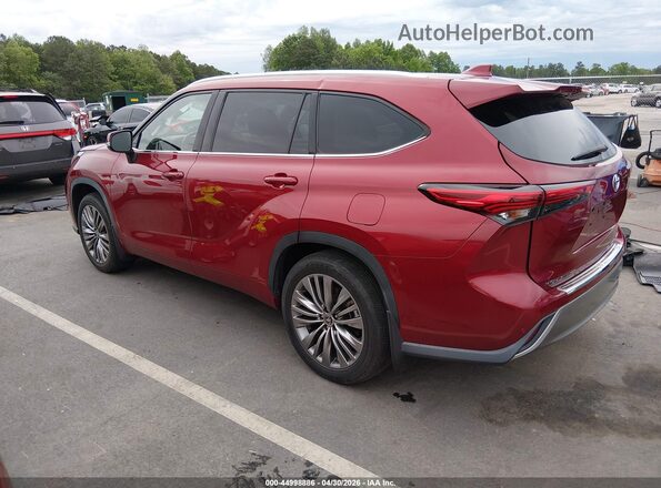 5TDFZRBH7LS040083 2020 TOYOTA HIGHLANDER Red Tył lewy
