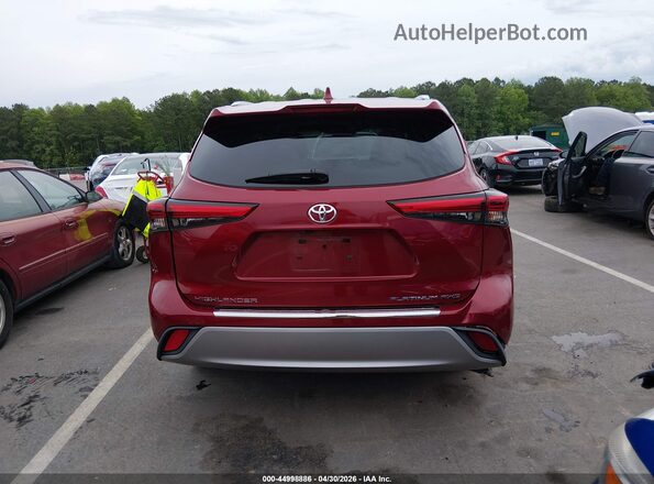5TDFZRBH7LS040083 2020 TOYOTA HIGHLANDER Red 