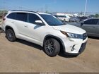 2018 Toyota Highlander Se White vin: 5TDJZRFH3JS536757