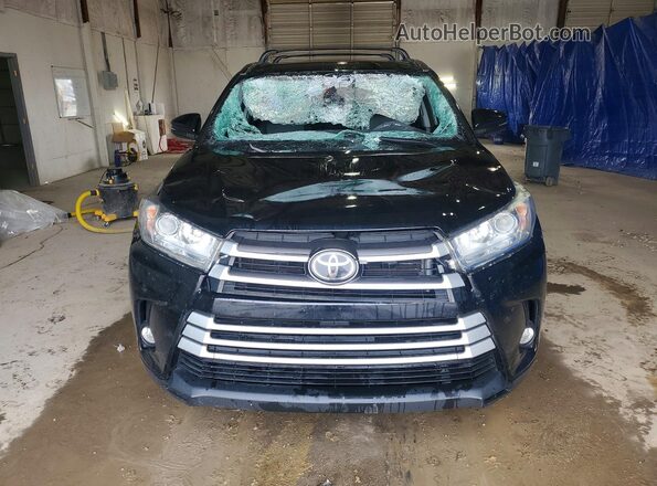 5TDJZRFH3JS539111 2018 TOYOTA LE Black წინა ხედი