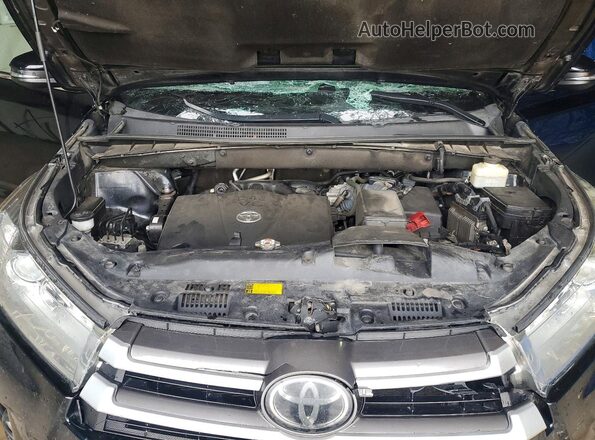 5TDJZRFH3JS539111 2018 TOYOTA LE Black ძრავის განყოფილების ხედი
