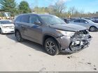 2018 Toyota Highlander Xle Gray vin: 5TDJZRFH3JS884946