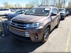 2017 Toyota Highlander Xle Brown vin: 5TDJZRFH4HS367780