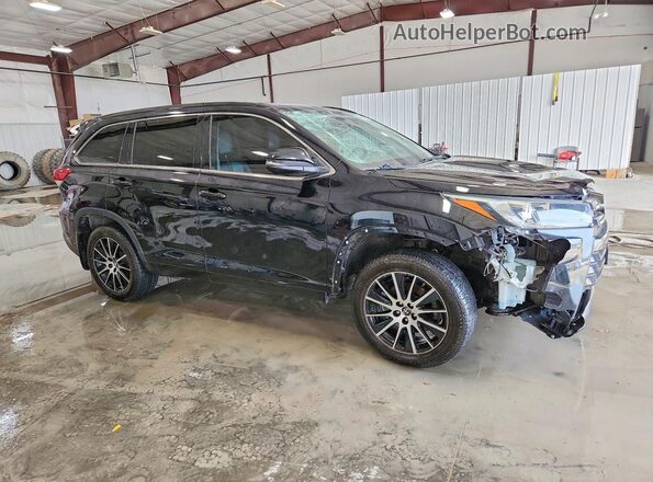 5TDJZRFH9JS800371 2018 TOYOTA HIGHLANDER Black Delantero derecho
