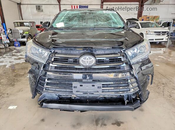 5TDJZRFH9JS800371 2018 TOYOTA HIGHLANDER Black Vista frontal
