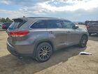 2018 Toyota Highlander Se Gray vin: 5TDJZRFHXJS559095