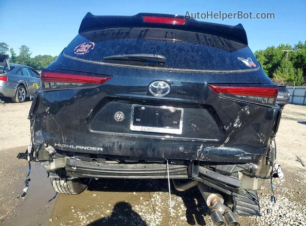 5TDKDRAH1PS508622 2023 TOYOTA HIGHLANDER Black Widok z tyłu