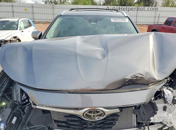 5TDKDRBH0SS583254 2025 TOYOTA HIGHLANDER Серебряный Вид подкапотного пространства