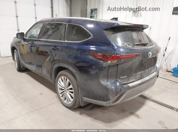 5TDKDRBH4SS578266 2025 TOYOTA HIGHLANDER Blue Tył lewy