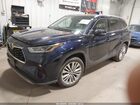 2025 Toyota Highlander Platinum Blue vin: 5TDKDRBH4SS578266