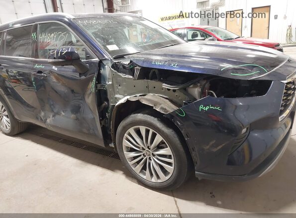 5TDKDRBH4SS578266 2025 TOYOTA HIGHLANDER Blue Widok z przodu