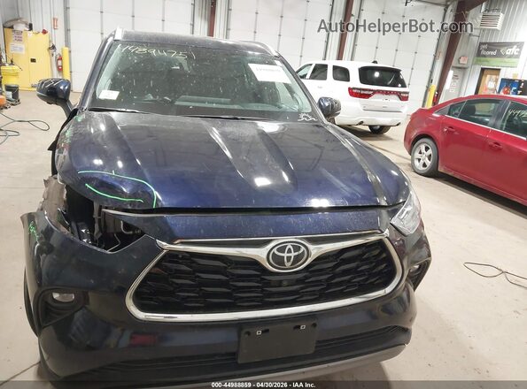 5TDKDRBH4SS578266 2025 TOYOTA HIGHLANDER Blue Widok wnętrza z tyłu