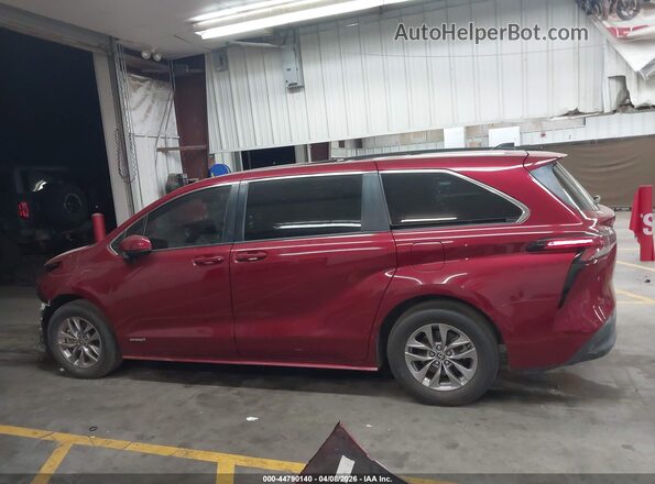 5TDKRKEC1MS027014 2021 TOYOTA LE Красный 