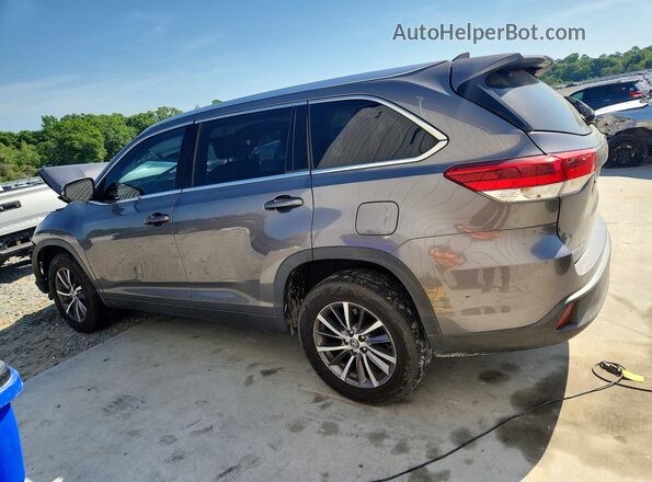 5TDKZRFH1JS265475 2018 TOYOTA LE Серый Задняя левая четверть
