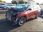 2018 Toyota Highlander Se Бордовый vin: 5TDKZRFH2JS548001