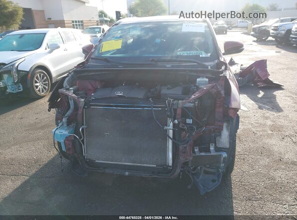 5TDKZRFH2JS548001 2018 TOYOTA HIGHLANDER Бордовый Вид задней части салона