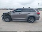 2018 Toyota Highlander Xle Серый vin: 5TDKZRFH6JS271370