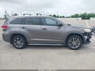 2018 Toyota Highlander Xle Серый vin: 5TDKZRFH6JS271370