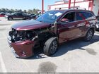 2018 Toyota Highlander Xle Burgundy vin: 5TDKZRFH7JS285035