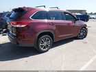 2018 Toyota Highlander Xle Burgundy vin: 5TDKZRFH7JS285035
