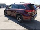 2018 Toyota Highlander Xle Burgundy vin: 5TDKZRFH7JS285035