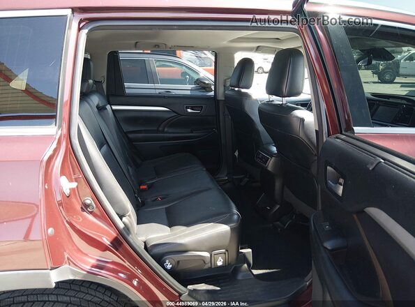 5TDKZRFH7JS285035 2018 TOYOTA LE Burgundy VIN კოდის სტიკერის ხედი