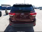 2018 Toyota Highlander Xle Burgundy vin: 5TDKZRFH7JS285035