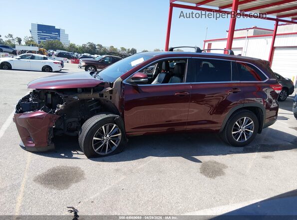 5TDKZRFH7JS285035 2018 TOYOTA LE Burgundy 