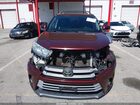 2018 Toyota Highlander Xle Burgundy vin: 5TDKZRFH7JS285035